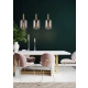 lafabryka.pl Lampa wisząca 3L smoke grey JOANET 45494/03/65 Lucide